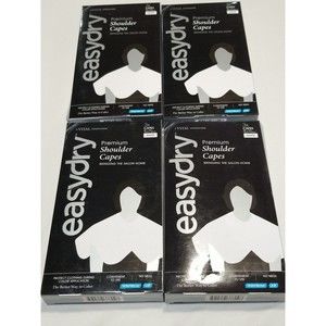 Easydry Premium Shoulder Capes 22" x 30" White Lot Of 4 Boxes 12 Capes Total